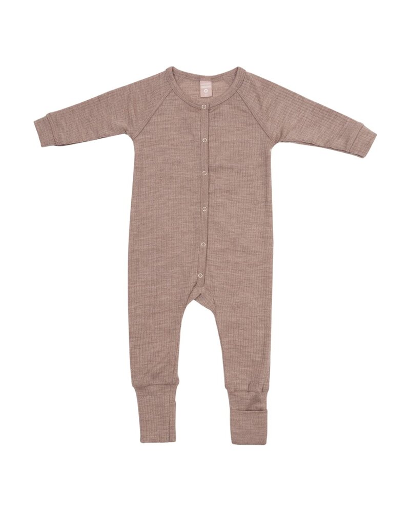 Smallstuff Night suit - merino wool - Soft powder