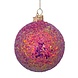 Vondels Bauble glass hard pink hologram glitters allover Vondels Bauble glass hard pink hologram glitters allover