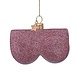Vondels Ornament glass mid pink boobs w/hearts