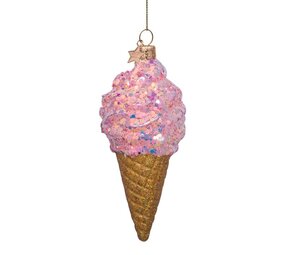 Vondels Ornament soft pink ice cream
