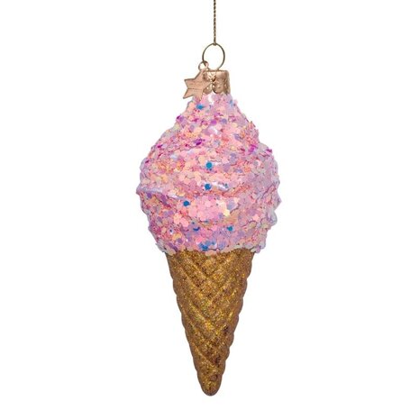 Vondels Ornament soft pink ice cream