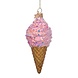 Vondels Ornament soft pink ice cream