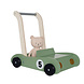 Jabadabado Houten loopwagen met knuffelbeer Jabadabado Houten loopwagen met knuffelbeer
