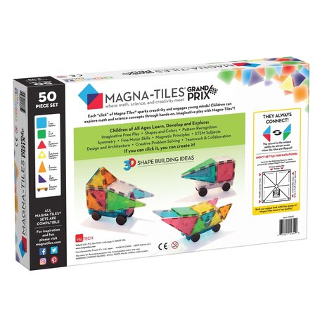 MAGNA-TILES MAGNA-TILES  GrandPrix 50 stuks