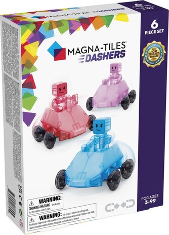 MAGNA-TILES MAGNA-TILES  Dashers 6 Piece-Set MAGNA-TILES MAGNA-TILES  Dashers 6 Piece-Set