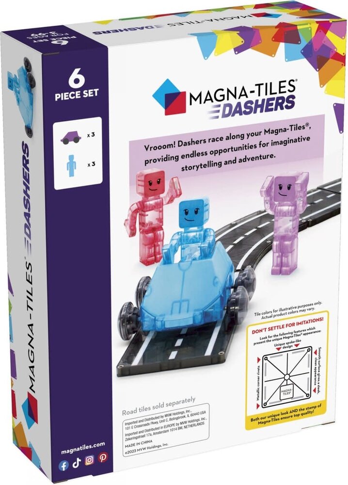 MAGNA-TILES MAGNA-TILES  Dashers 6 Piece-Set MAGNA-TILES MAGNA-TILES  Dashers 6 Piece-Set