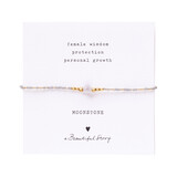 A Beautiful Story Iris Card Moonstone Bracelet GC A Beautiful Story Iris Card Moonstone Bracelet GC