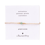 A Beautiful Story Iris Card Aventurine Bracelet GC A Beautiful Story Iris Card Aventurine Bracelet GC