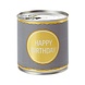 Wondercandle Cancake - Happy Birthday Brownie Grijs Wondercandle Cancake - Happy Birthday Brownie Grijs