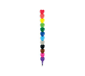 Ooly Stacking Crayons - Heart to Heart Ooly Stacking Crayons - Heart to Heart