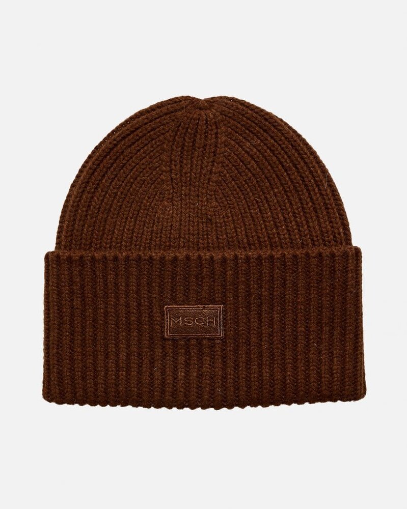 MSCH Kara Logo Beanie – Cocoa