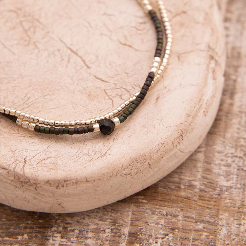 A Beautiful Story Willing Black Onyx Bracelet SC A Beautiful Story Willing Black Onyx Bracelet SC