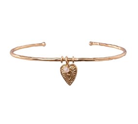 A Beautiful Story Memory Rose Quartz Bracelet GP A Beautiful Story Memory Rose Quartz Bracelet GP