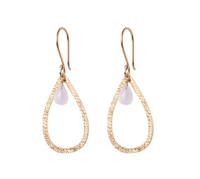 A Beautiful Story Affection Rose Quartz Earrings GP