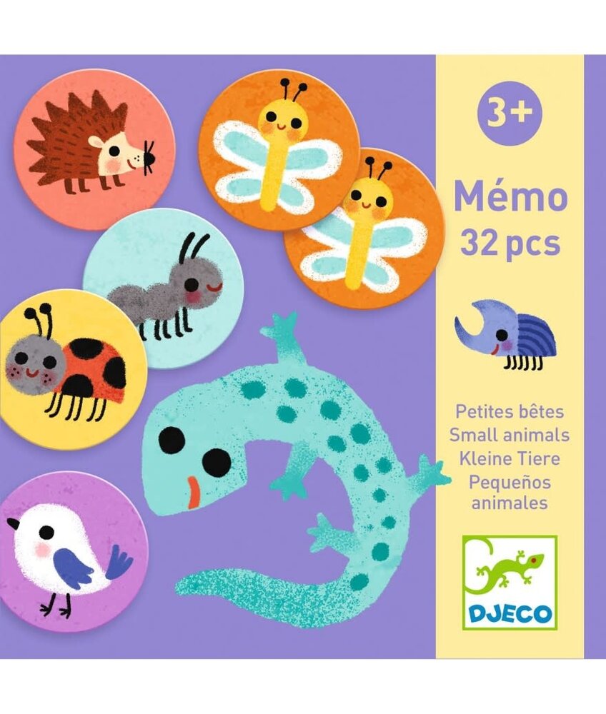 Djeco Kleine Dieren Memo Djeco Kleine Dieren Memo