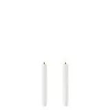 Uyuni LED taper candle 2,3x15 cm, Smooth, 2-pack Nordic white Uyuni LED taper candle 2,3x15 cm, Smooth, 2-pack Nordic white