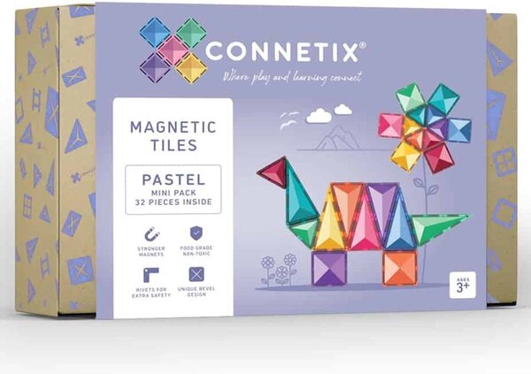 Connetix Pastel Mini Pack 32 pc Connetix Pastel Mini Pack 32 pc
