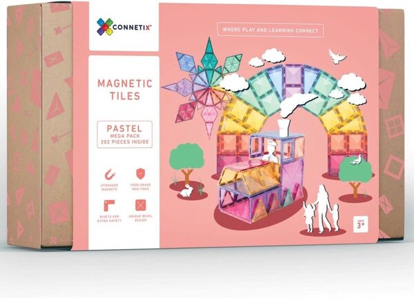 Connetix Pastel Mega Pack 202 pc