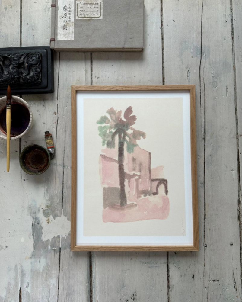 Tinystories Belle Matinee met Houten Lijst  - 30 x 40