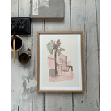 Tinystories Belle Matinee met Houten Lijst  - 30 x 40 Tinystories Belle Matinee met Houten Lijst  - 30 x 40