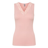 Culture Camilla Rib Top – Pale Mauve