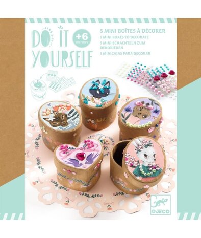 Djeco DIY - Schattige Doosjes Maken Djeco DIY - Schattige Doosjes Maken