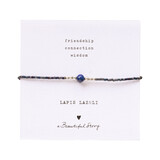 A Beautiful Story Iris Card Lapis lazuli Bracelet SC A Beautiful Story Iris Card Lapis lazuli Bracelet SC