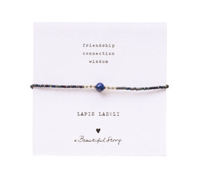 A Beautiful Story Iris Card Lapis lazuli Bracelet SC A Beautiful Story Iris Card Lapis lazuli Bracelet SC
