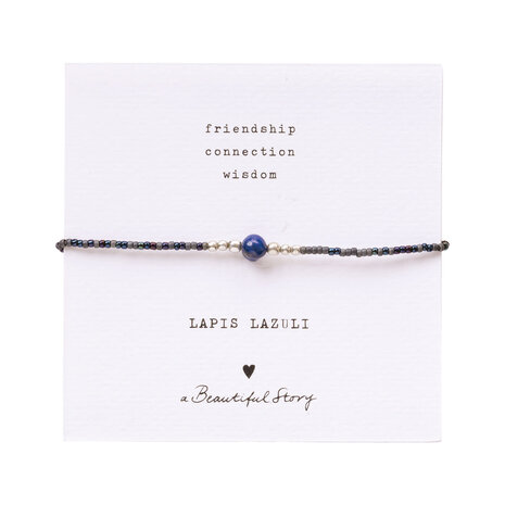 A Beautiful Story Iris Card Lapis lazuli Bracelet SC A Beautiful Story Iris Card Lapis lazuli Bracelet SC