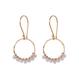 A Beautiful Story Compassion Rose Quartz Earrings GP A Beautiful Story Compassion Rose Quartz Earrings GP