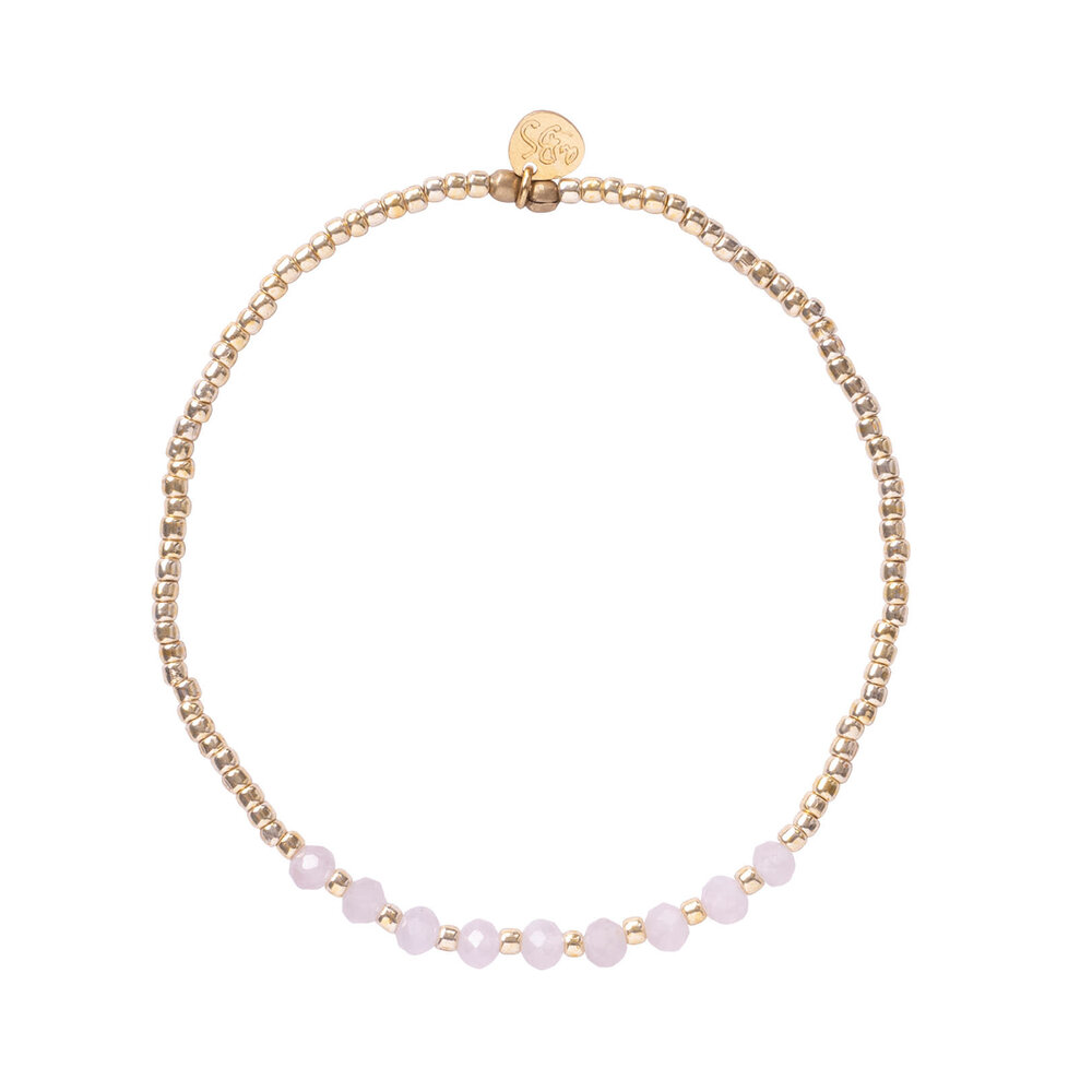 A Beautiful Story Proud Rose Quartz Bracelet SC A Beautiful Story Proud Rose Quartz Bracelet SC