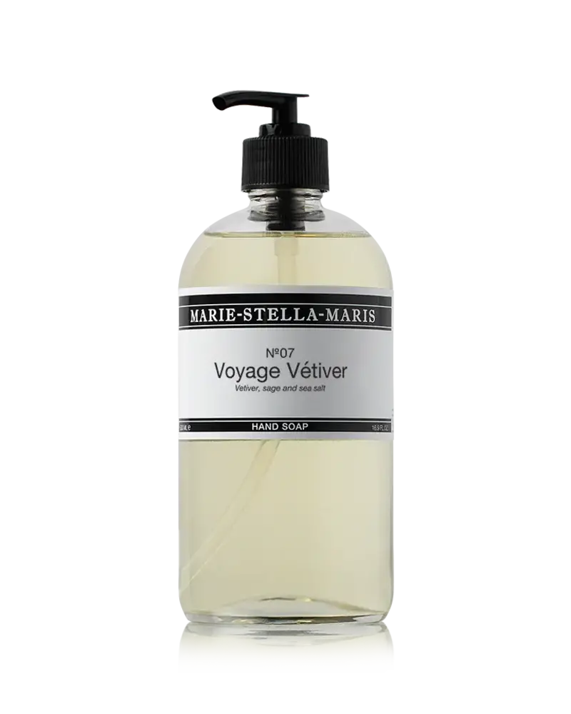 Marie-Stella-Maris Hand Soap Voyage  Vétiver 500 ml  Glass Marie-Stella-Maris Hand Soap Voyage  Vétiver 500 ml  Glass