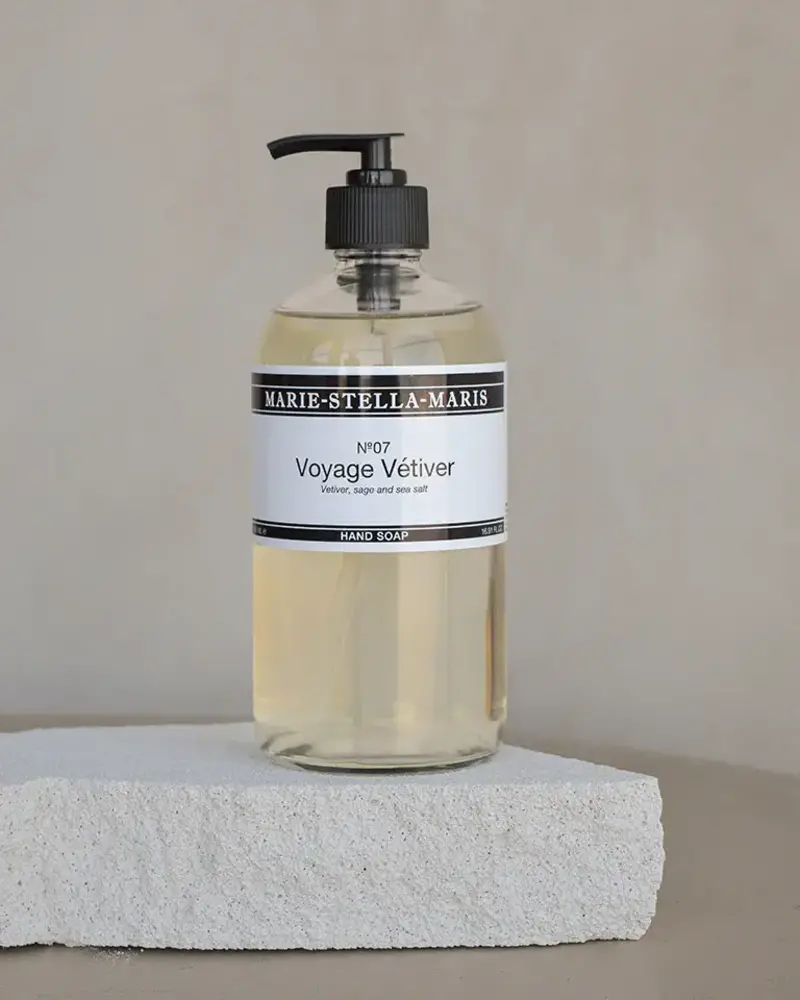 Marie-Stella-Maris Hand Soap Voyage  Vétiver 500 ml  Glass Marie-Stella-Maris Hand Soap Voyage  Vétiver 500 ml  Glass