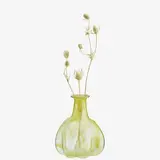 Madam Stoltz Vaas van gerecycled glas - geel