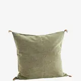 Madam Stoltz Kussenhoes incl. binnenkussen - Olive