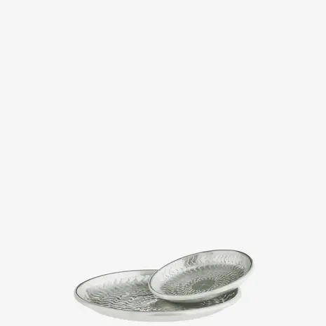 Madam Stoltz Gehamerde aluminium tray - Small Madam Stoltz Gehamerde aluminium tray - Small