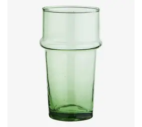 Madam Stoltz Beldi drinking glass – Green