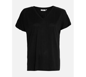 MSCH Fenya Modal V Neck Tee – Black MSCH Fenya Modal V Neck Tee – Black