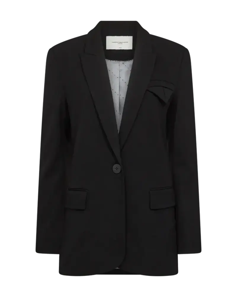 Cph Muse Tailor Jacket - Black Solid Cph Muse Tailor Jacket - Black Solid