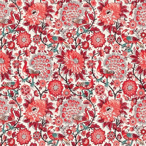 Ppd Servetten Pavone rosso 33x33 Ppd Servetten Pavone rosso 33x33