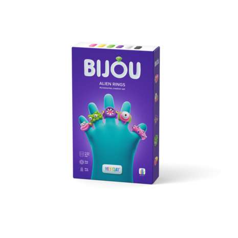 HeyClay Bijoux Rings - Alien - 3 cans HeyClay Bijoux Rings - Alien - 3 cans