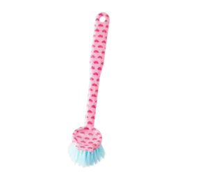 Rice Afwasborstel Hartjes - Roze