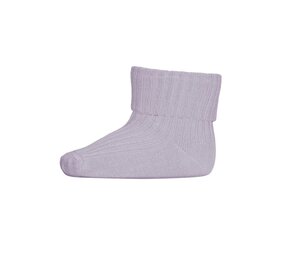 MP Denmark Cotton rib baby socks - Lavender Sky MP Denmark Cotton rib baby socks - Lavender Sky