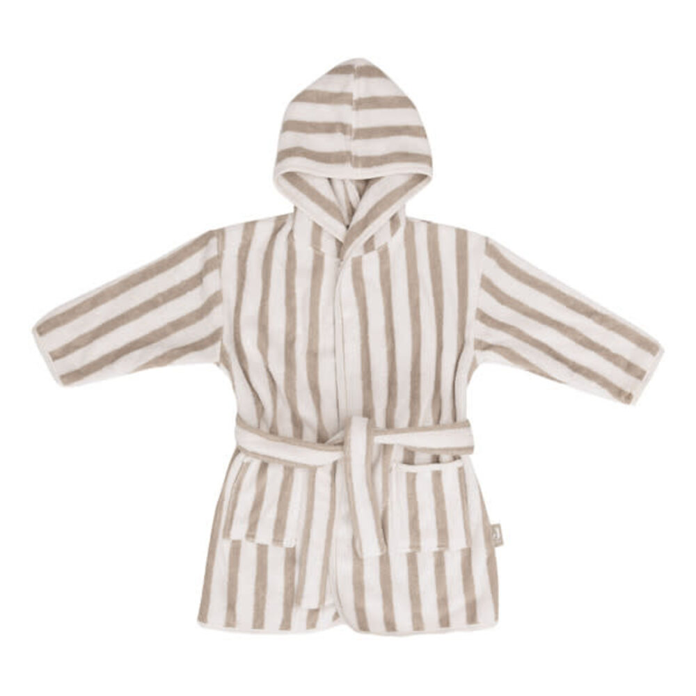 Jollein Badjas Stripe Terry - Olive Green