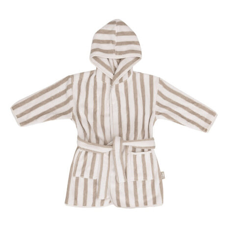 Jollein Badjas Stripe Terry - Olive Green