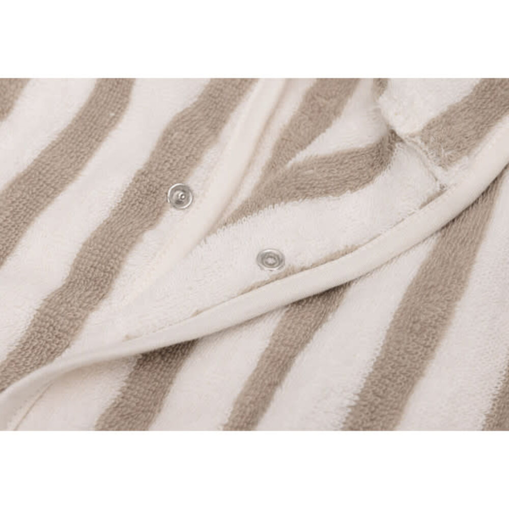 Jollein Badjas Stripe Terry - Olive Green