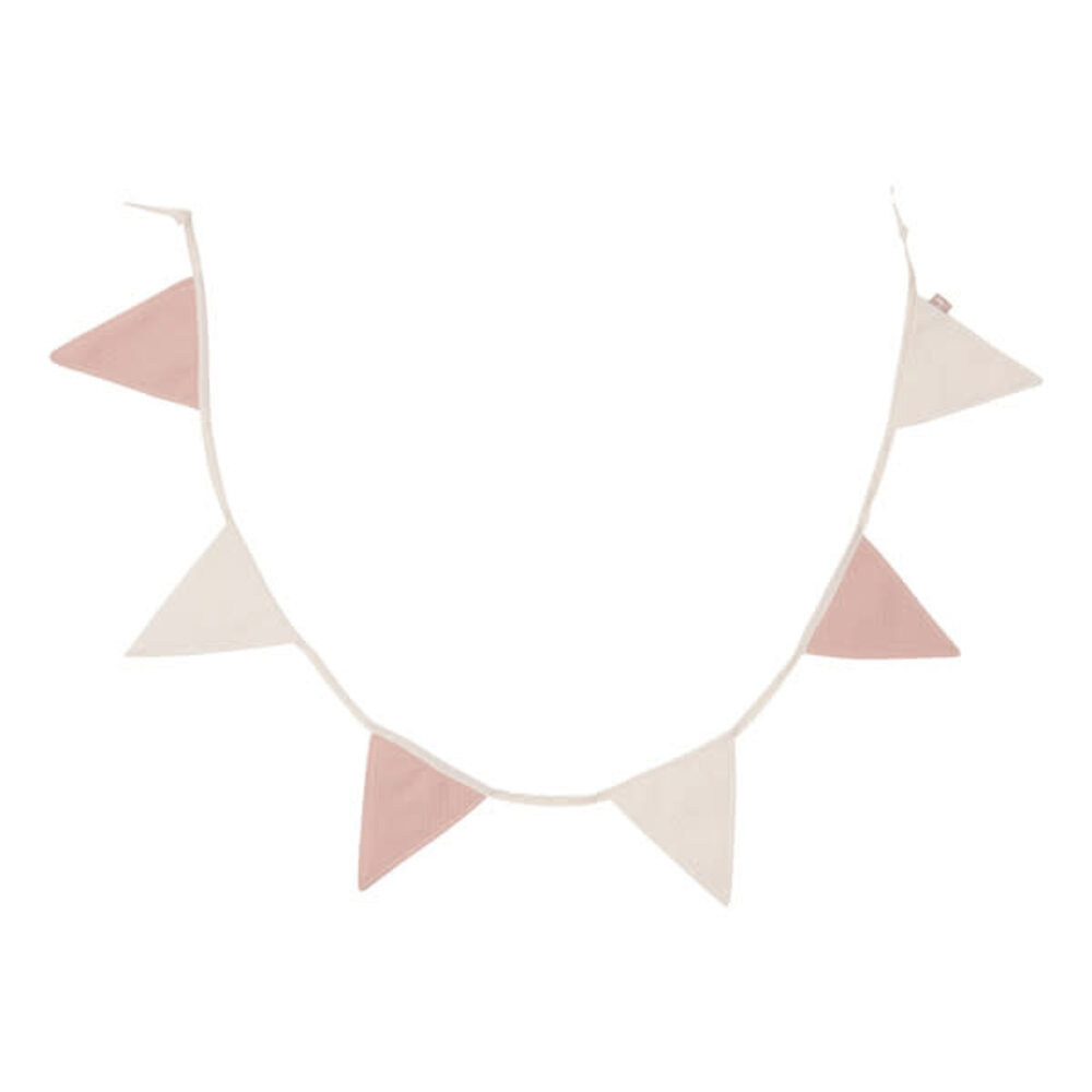 Jollein Vlaggenlijn 200x17cm - Wild Rose/Ivory Jollein Vlaggenlijn 200x17cm - Wild Rose/Ivory