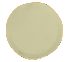 U.N.C. Good Morning plate - pale green U.N.C. Good Morning plate - pale green