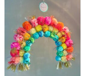 Noi Hamburg Pompom Regenboog Noi Hamburg Pompom Regenboog