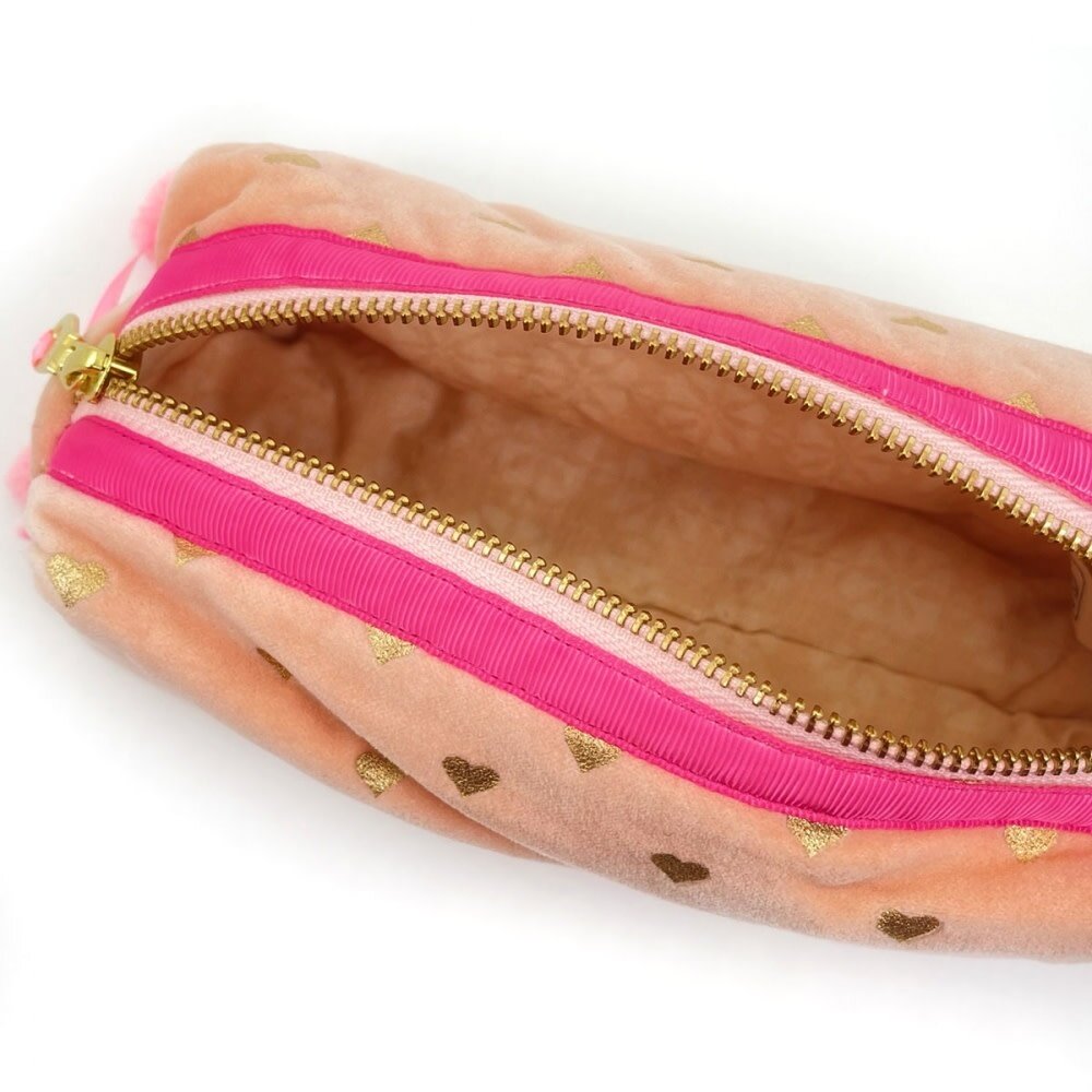 Noi Hamburg Etui met gouden hartjes Lipstick